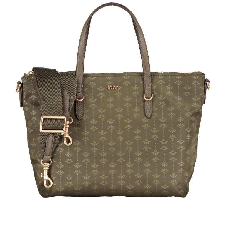 Handtasche Collana Tessuto Helena MHZ, Farbe: schwarz, blau/petrol, grün/oliv, beige, Marke: Joop!, Abmessungen in cm: 27.5x24x14, Bild 1 von 8
