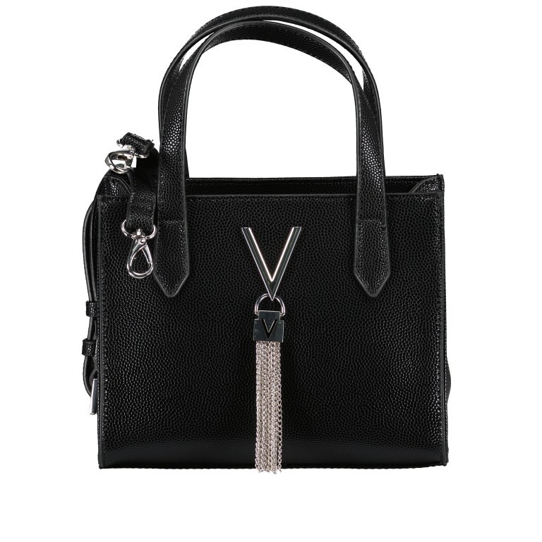 Handtasche Divina S, Farbe: schwarz, taupe/khaki, rot/weinrot, beige, metallic, Marke: Valentino Bags, Abmessungen in cm: 20x16x11, Bild 1 von 7