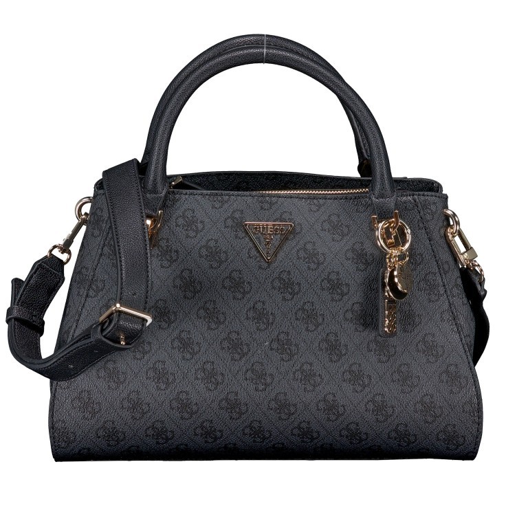 Handtasche Noelle, Farbe: anthrazit, cognac, Marke: Guess, Abmessungen in cm: 32x20x11.5, Bild 1 von 7