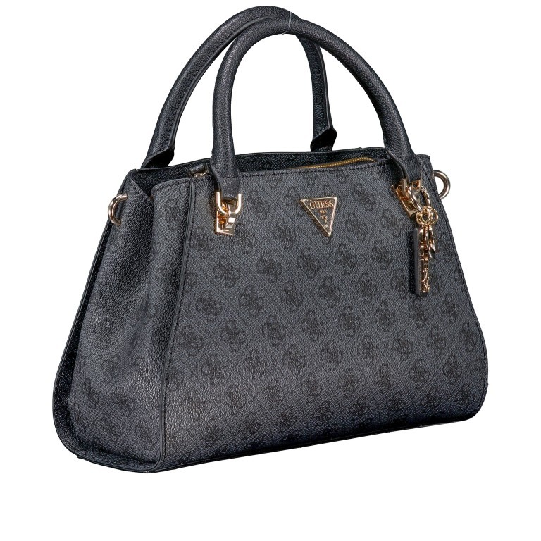 Handtasche Noelle, Farbe: anthrazit, cognac, Marke: Guess, Abmessungen in cm: 32x20x11.5, Bild 2 von 7