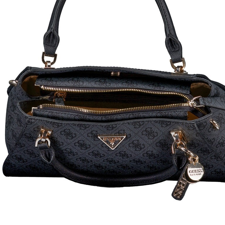 Handtasche Noelle, Farbe: anthrazit, cognac, Marke: Guess, Abmessungen in cm: 32x20x11.5, Bild 7 von 7