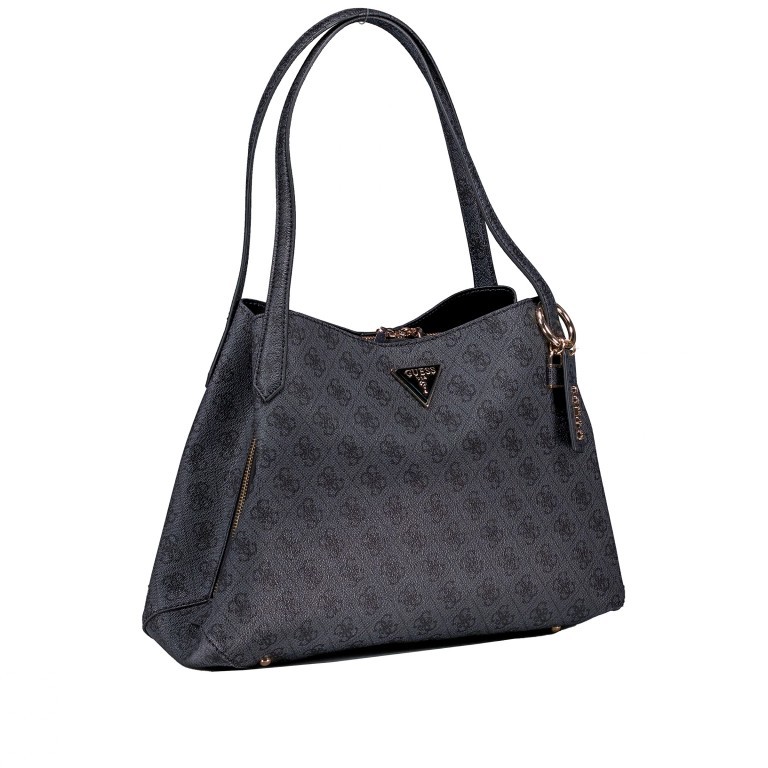 Shopper Sora, Farbe: anthrazit, cognac, Marke: Guess, Abmessungen in cm: 37.5x25x11.5, Bild 2 von 5