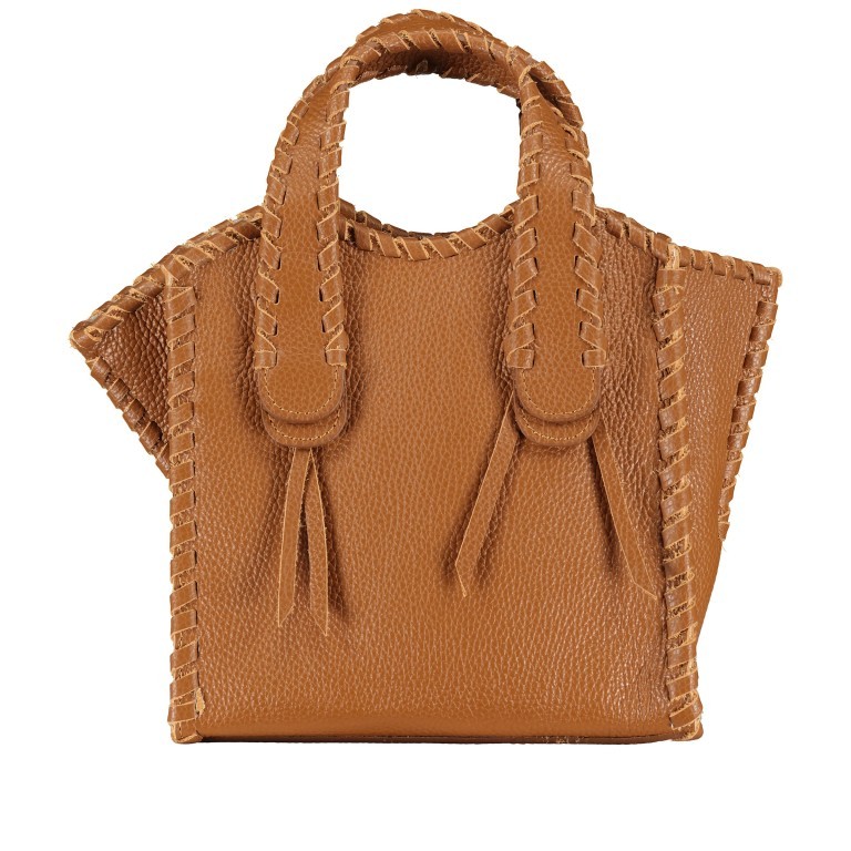 Handtasche, Marke: Hausfelder Manufaktur, Abmessungen in cm: 21x22x10, Bild 3 von 7
