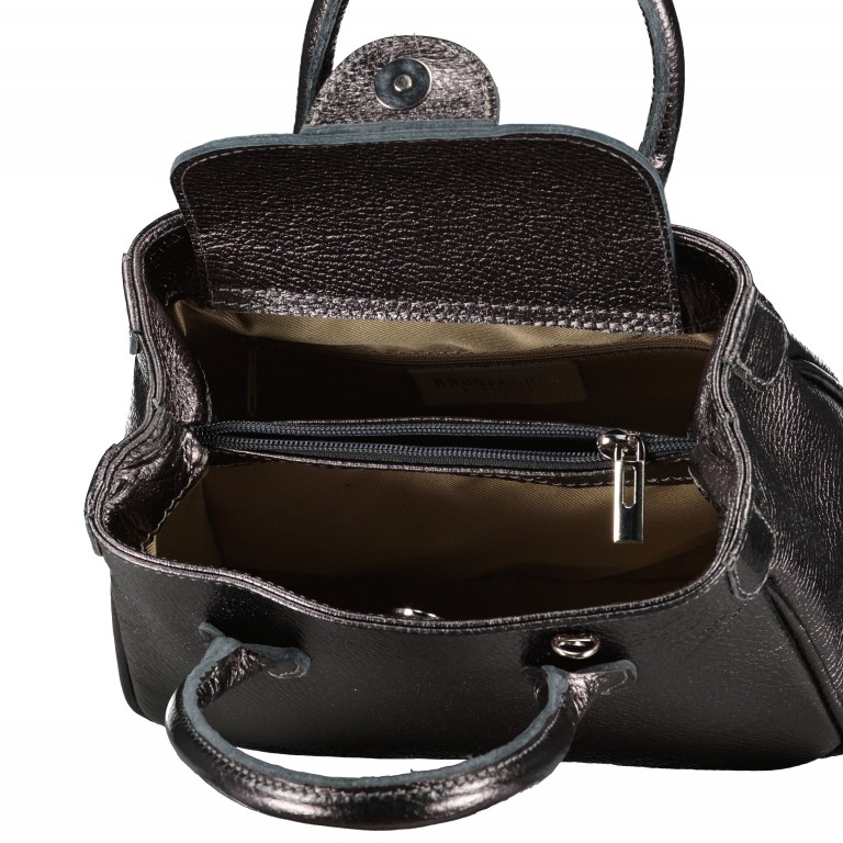 Handtasche Metallic, Marke: Hausfelder Manufaktur, Abmessungen in cm: 23x18x10, Bild 7 von 7