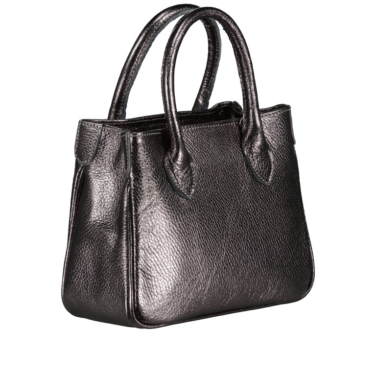 Handtasche Metallic, Marke: Hausfelder Manufaktur, Abmessungen in cm: 23x18x10, Bild 2 von 7