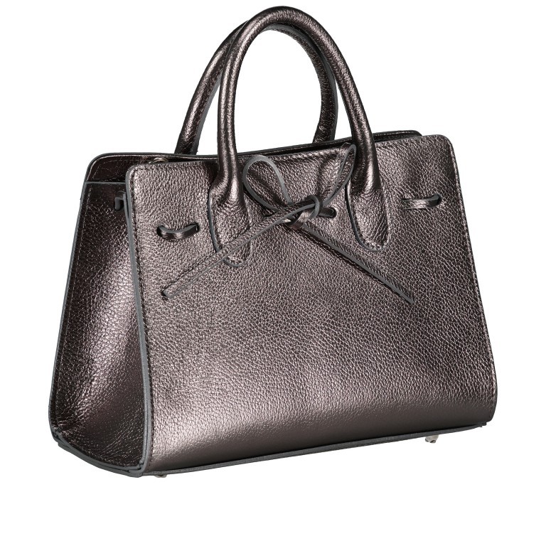 Handtasche Metallic, Marke: Hausfelder Manufaktur, Abmessungen in cm: 28.5x21x12, Bild 2 von 7
