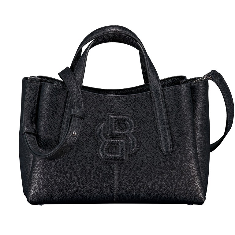 Handtasche Anett Tote Bag M, Farbe: schwarz, beige, Marke: BOSS, Abmessungen in cm: 30x20x14, Bild 1 von 7