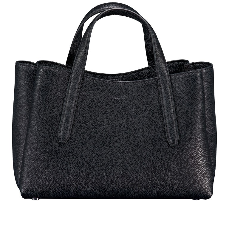 Handtasche Anett Tote Bag M, Farbe: schwarz, beige, Marke: BOSS, Abmessungen in cm: 30x20x14, Bild 3 von 7