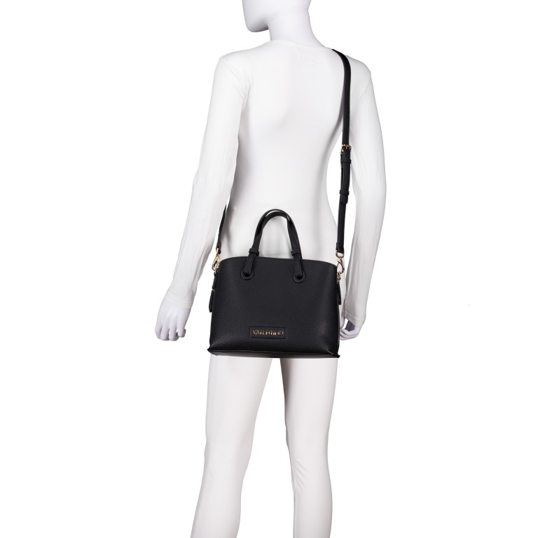 Handtasche Sallie Relove Recycle, Farbe: schwarz, beige, Marke: Valentino Bags, Abmessungen in cm: 28x20.5x10, Bild 6 von 7