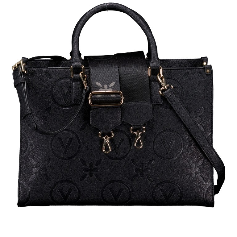 Handtasche Samba Relove Recycle, Farbe: schwarz, beige, Marke: Valentino Bags, Abmessungen in cm: 34.5x25.5x15, Bild 1 von 8