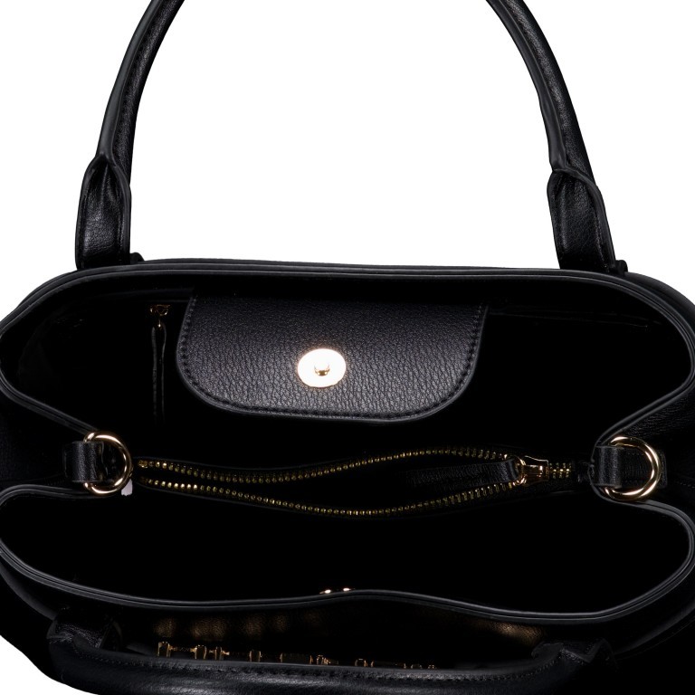 Handtasche Selma Relove Recycle, Farbe: schwarz, beige, Marke: Valentino Bags, Abmessungen in cm: 30x22x13, Bild 7 von 7