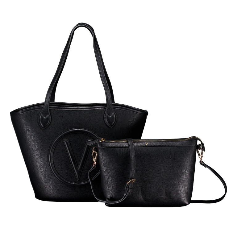 Tasche Special Covent S mit herausnehmbarer Tasche, Farbe: schwarz, grau, taupe/khaki, beige, Marke: Valentino Bags, Abmessungen in cm: 26.5x29.5x12, Bild 1 von 6