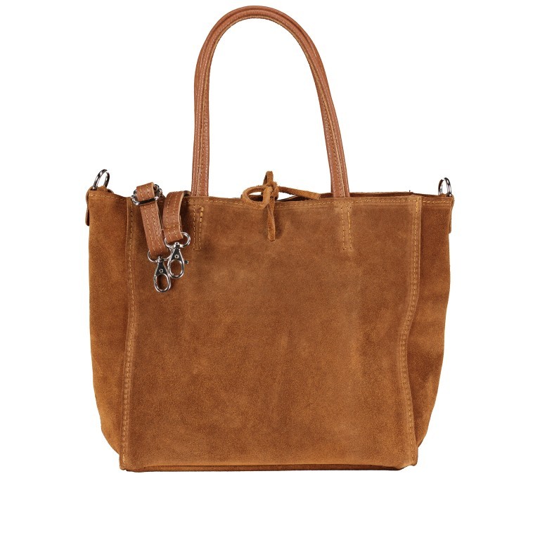 Handtasche Velours, Farbe: anthrazit, braun, taupe/khaki, grün/oliv, beige, Marke: Hausfelder Manufaktur, Abmessungen in cm: 22x22x8, Bild 1 von 8