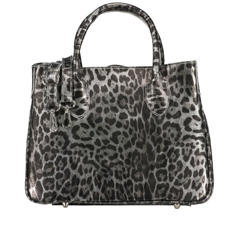 Handtasche Leoprint, Marke: Hausfelder Manufaktur, Abmessungen in cm: 30x22x12, Bild 1 von 7
