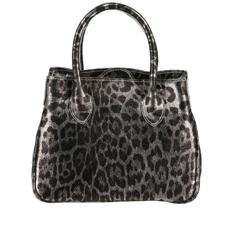Handtasche Leoprint, Marke: Hausfelder Manufaktur, Abmessungen in cm: 23x18x10, Bild 3 von 7