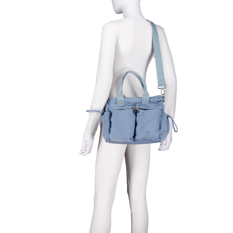 Handtasche Abby 14625, Farbe: blau/petrol, beige, Marke: Suri Frey, Abmessungen in cm: 32x24x13, Bild 6 von 8