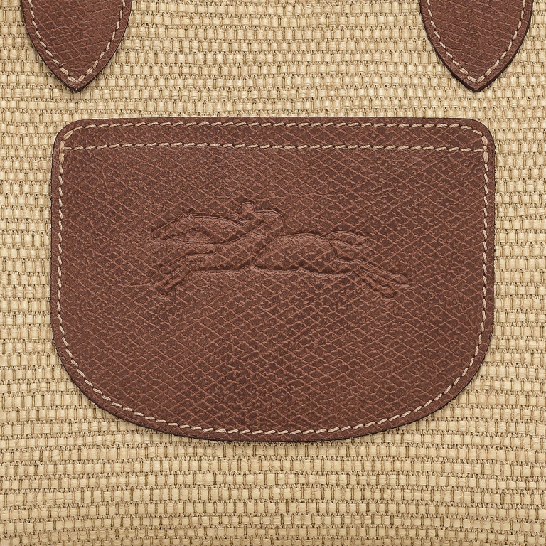 Tasche Le Pliage Collection XS, Farbe: schwarz, braun, taupe/khaki, Marke: Longchamp, Abmessungen in cm: 16x18x12, Bild 6 von 6