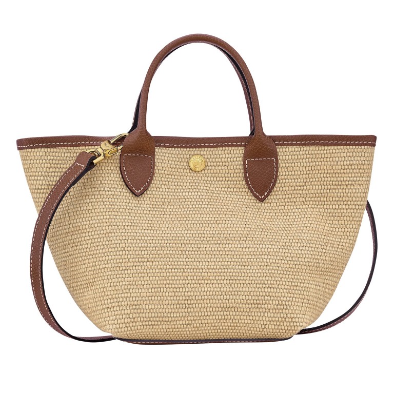 Tasche Le Pliage Collection XS, Farbe: schwarz, braun, taupe/khaki, Marke: Longchamp, Abmessungen in cm: 16x18x12, Bild 3 von 6