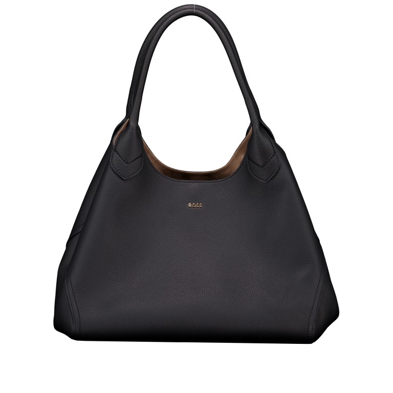 Shopper Lenah Tote Bag variabel in der Form, Farbe: schwarz, blau/petrol, braun, Marke: Boss, Abmessungen in cm: 33x27x19, Bild 1 von 6