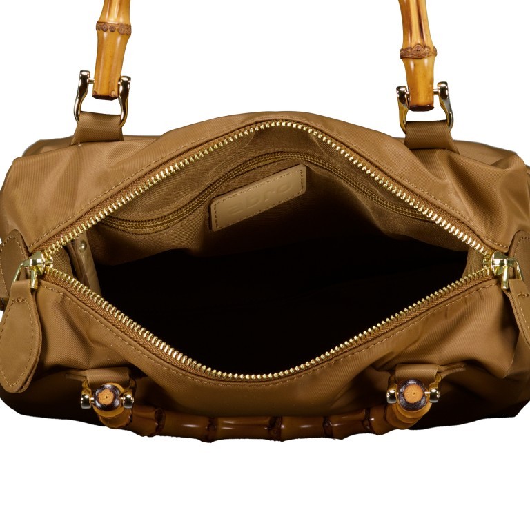 Handtasche Rosa S variabel in der Form, Farbe: blau/petrol, cognac, Marke: Abro, Abmessungen in cm: 23x16x0, Bild 7 von 7