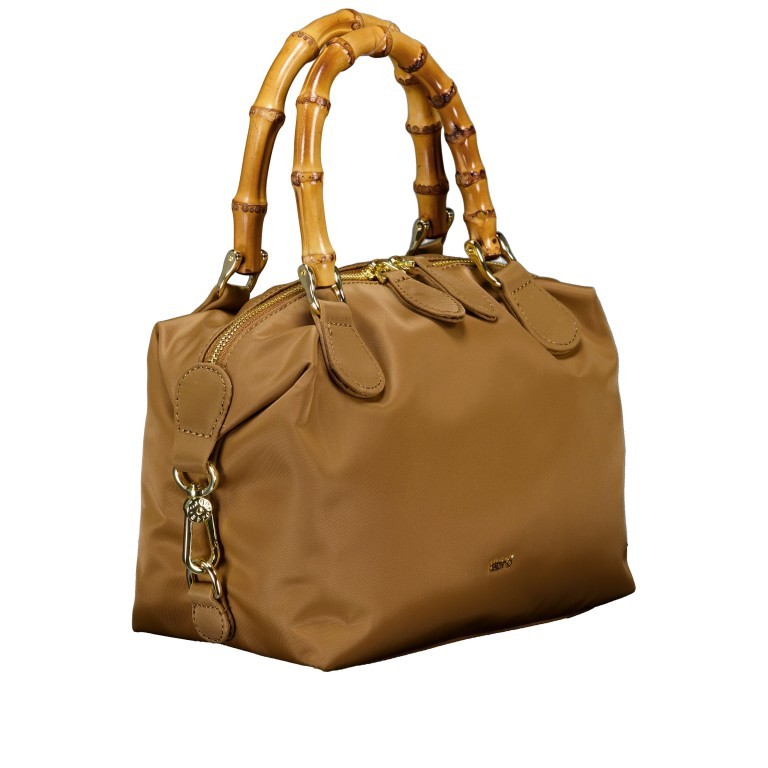 Handtasche Rosa S variabel in der Form, Farbe: blau/petrol, cognac, Marke: Abro, Abmessungen in cm: 23x16x0, Bild 2 von 7