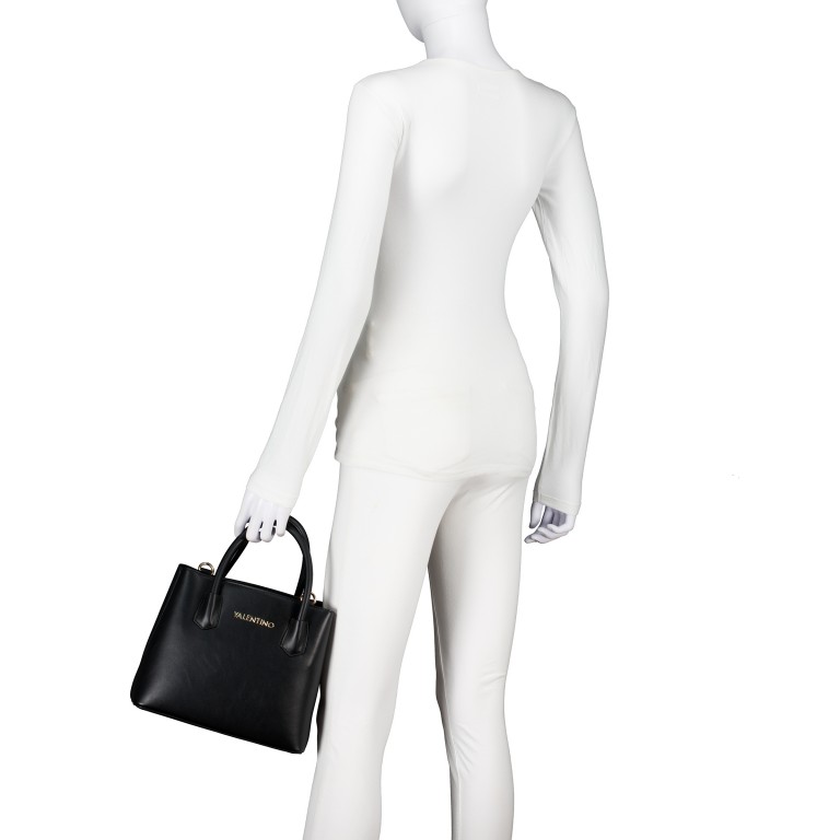 Handtasche Faith Relove Recycle, Farbe: schwarz, taupe/khaki, Marke: Valentino Bags, Abmessungen in cm: 25x21x11, Bild 4 von 7