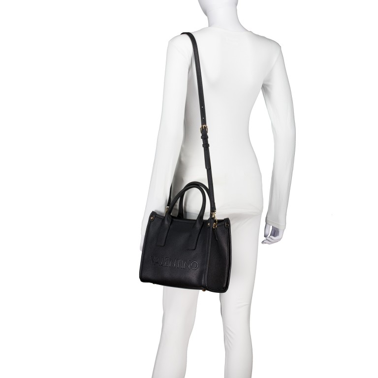 Handtasche Foxy Relove Recycle, Farbe: schwarz, beige, Marke: Valentino Bags, Abmessungen in cm: 26.3x22.5x12.5, Bild 6 von 9