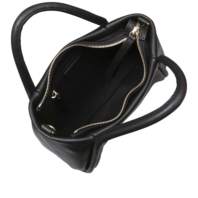 Handtasche Dalia Willow S, Farbe: schwarz, taupe/khaki, Marke: Abro, Abmessungen in cm: 25x17x8, Bild 8 von 8