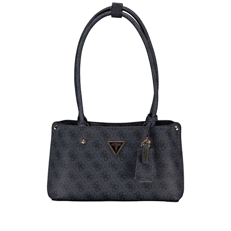 Shopper Meridian II 4G-Logo, Farbe: anthrazit, braun, Marke: Guess, Abmessungen in cm: 29.5x16.6x9.2, Bild 1 von 5