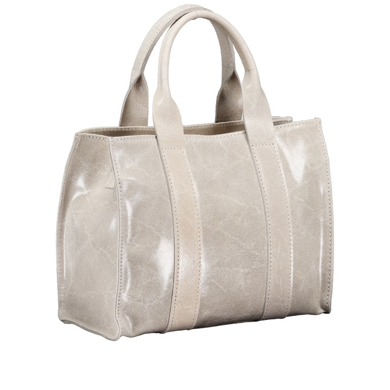 Handtasche Elefante, Farbe: beige, Marke: Hausfelder Manufaktur, Abmessungen in cm: 25x19x12, Bild 2 von 7