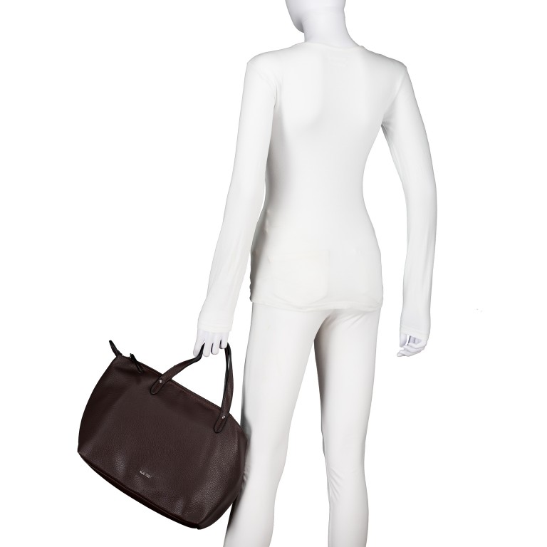 Handtasche Henny 16627, Farbe: braun, taupe/khaki, Marke: Suri Frey, Abmessungen in cm: 30x23x16, Bild 4 von 8