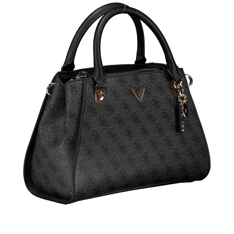 Handtasche Noelle II 4G-Logo, Farbe: anthrazit, braun, taupe/khaki, Marke: Guess, Abmessungen in cm: 32x21x12, Bild 2 von 7