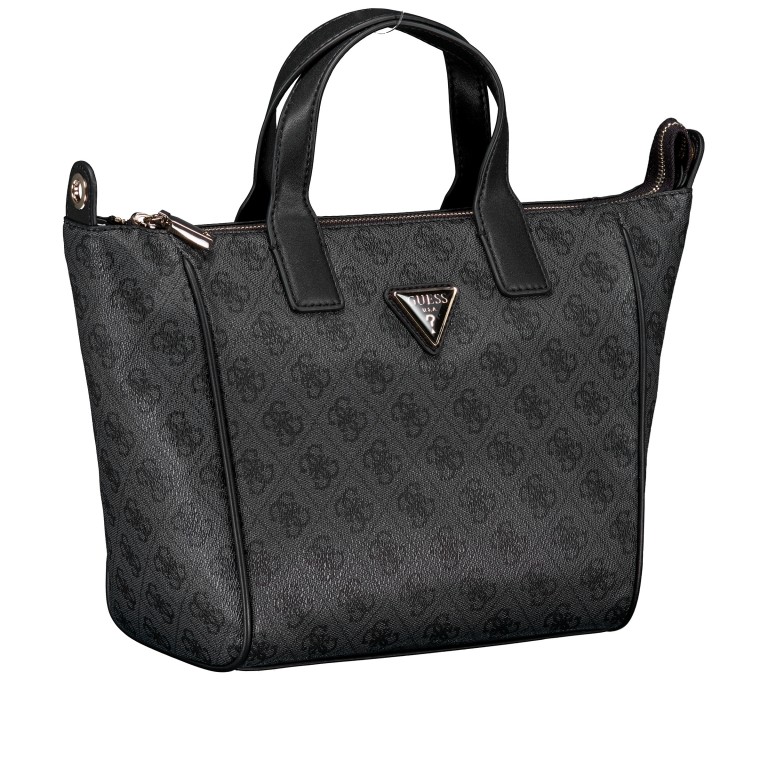 Handtasche Follie Travel 4G-Logo, Farbe: anthrazit, braun, Marke: Guess, Abmessungen in cm: 23x23x14, Bild 2 von 6