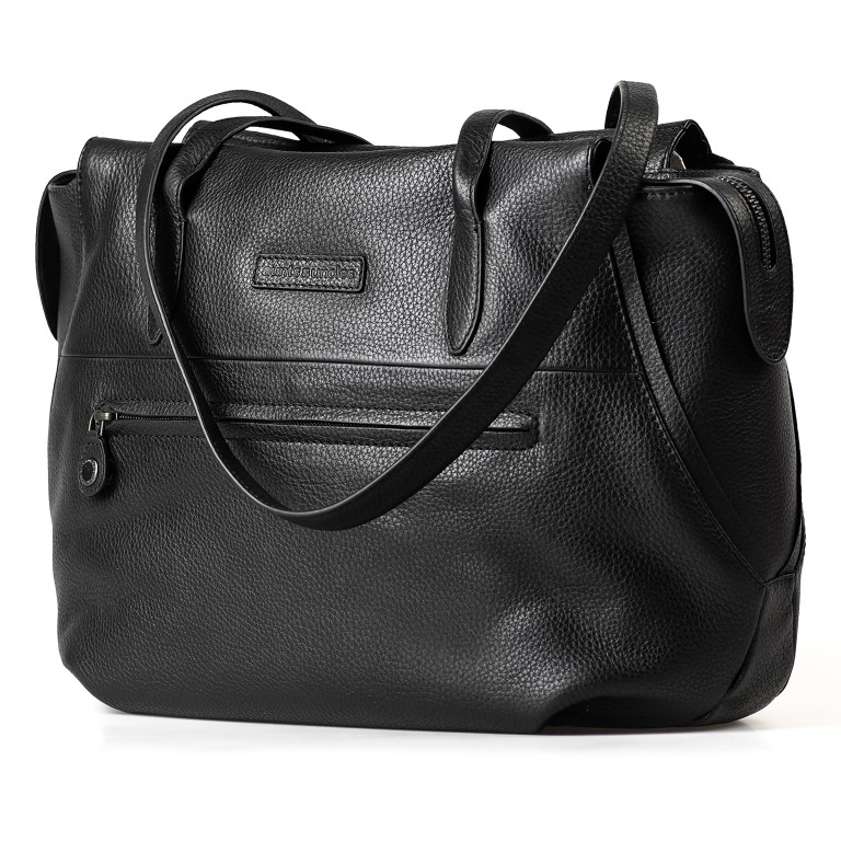 Shopper Philocalists Gorgeous, Farbe: schwarz, rot/weinrot, beige, Marke: Aunts & Uncles, Abmessungen in cm: 35x26x16, Bild 3 von 6