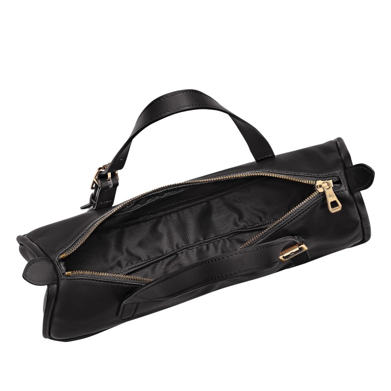 Shopper Looong, Farbe: schwarz, braun, rot/weinrot, Marke: Longchamp, Abmessungen in cm: 34x14x11, Bild 5 von 5