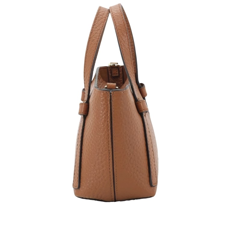Handtasche Cosmo Mini, Farbe: schwarz, cognac, beige, Marke: Abro, Abmessungen in cm: 15.5x13x11, Bild 2 von 8