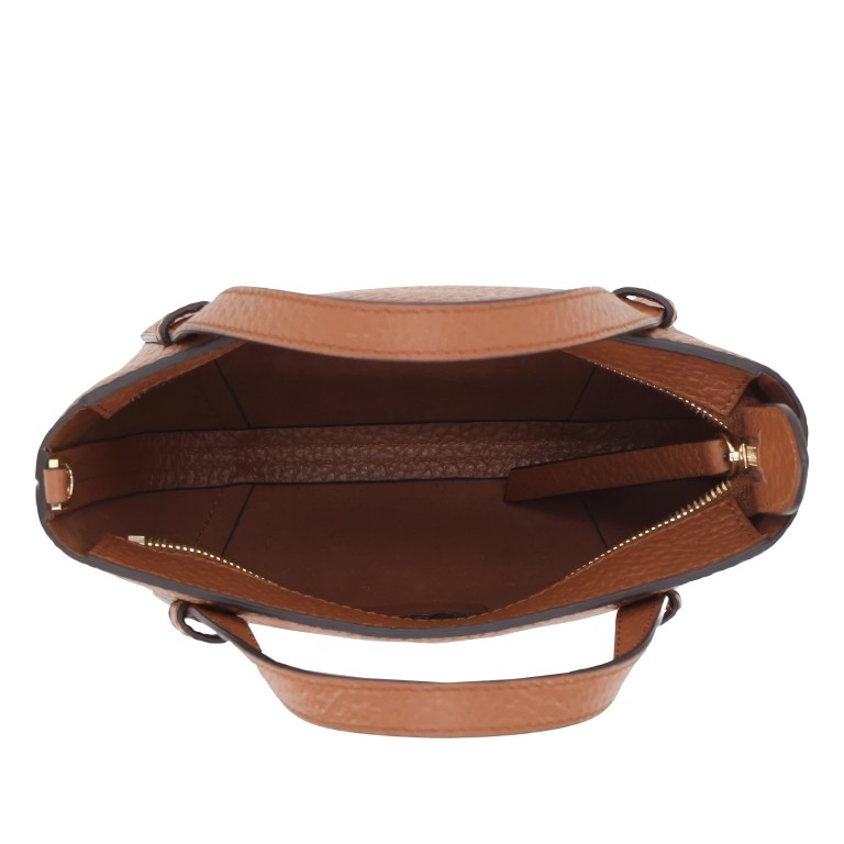 Handtasche Cosmo Mini, Farbe: schwarz, cognac, beige, Marke: Abro, Abmessungen in cm: 15.5x13x11, Bild 8 von 8