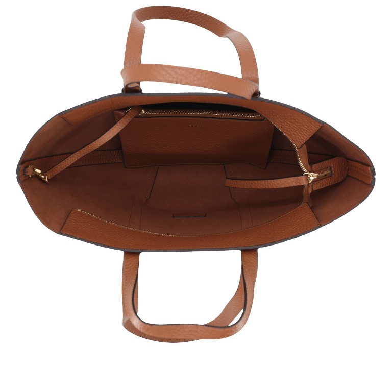 Shopper Cosmo M Tekla, Farbe: schwarz, cognac, beige, Marke: Abro, Abmessungen in cm: 46x22x15, Bild 8 von 8