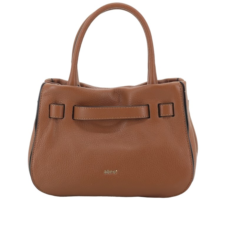 Tasche Jill Handbag Dalia, Farbe: schwarz, cognac, beige, Marke: Abro, Abmessungen in cm: 24x18x8, Bild 4 von 8