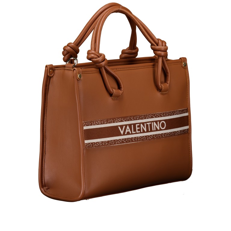Handtasche Aella, Farbe: schwarz, cognac, weiß, Marke: Valentino Bags, Abmessungen in cm: 32x25.5x11.5, Bild 2 von 7