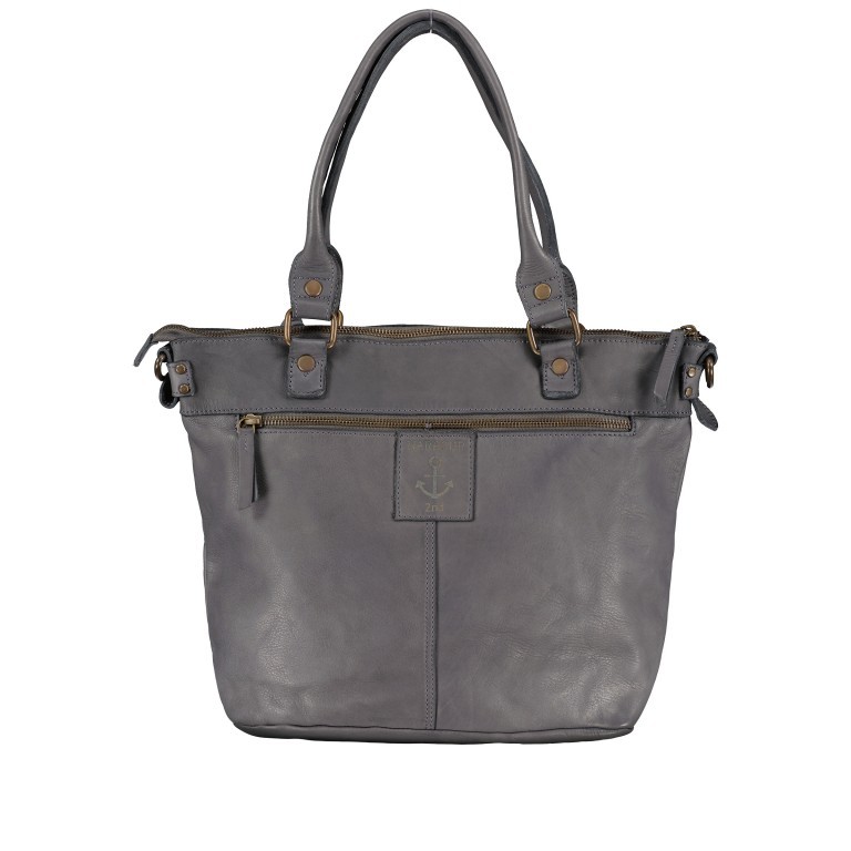 Shopper Anchor-Love Bianca B3.5938 Metallic Bronze, Farbe: metallic, Marke: Harbour 2nd, EAN: 4046478033337, Abmessungen in cm: 36x27x12.5, Bild 5 von 10