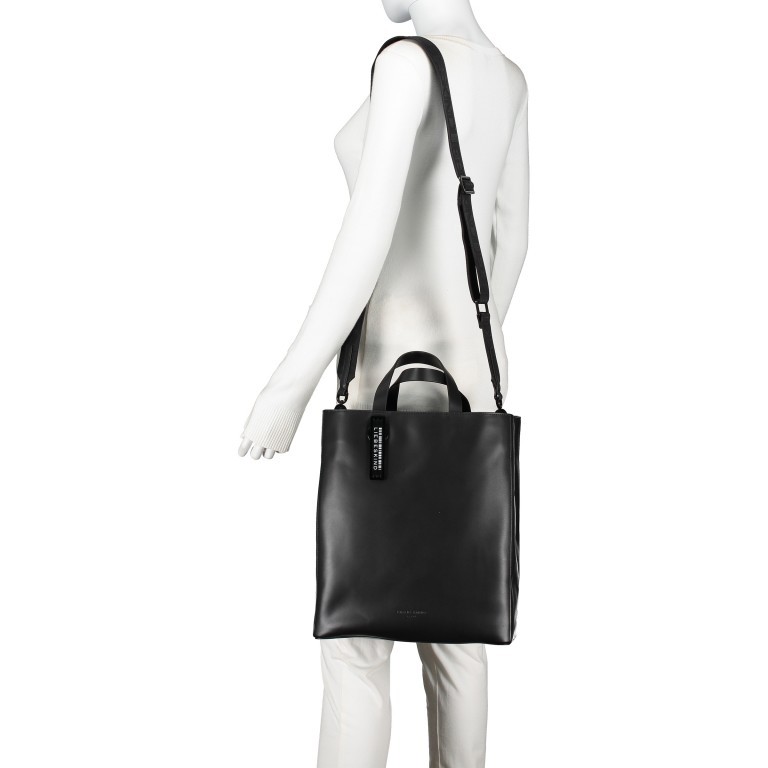 Handtasche Paper Bag Tote M Carter Passion, Farbe: rot/weinrot, Marke: Liebeskind Berlin, EAN: 4064657323932, Abmessungen in cm: 29x35x14.5, Bild 4 von 8