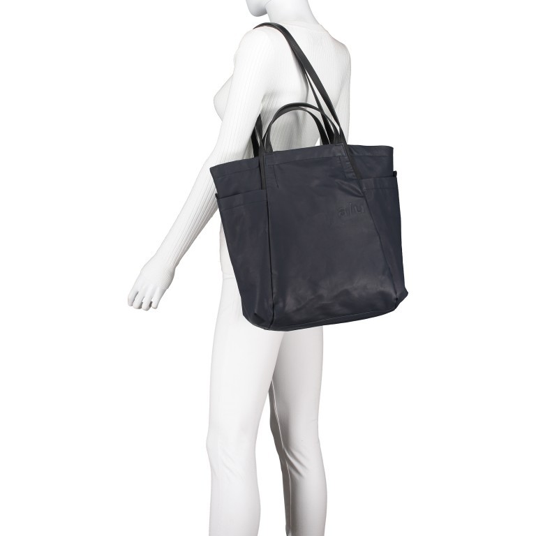 Shopper Japan Takamatsu Black Gravity Grey, Farbe: grau, Marke: Aunts & Uncles, EAN: 4250394964778, Abmessungen in cm: 38x34x11, Bild 5 von 8