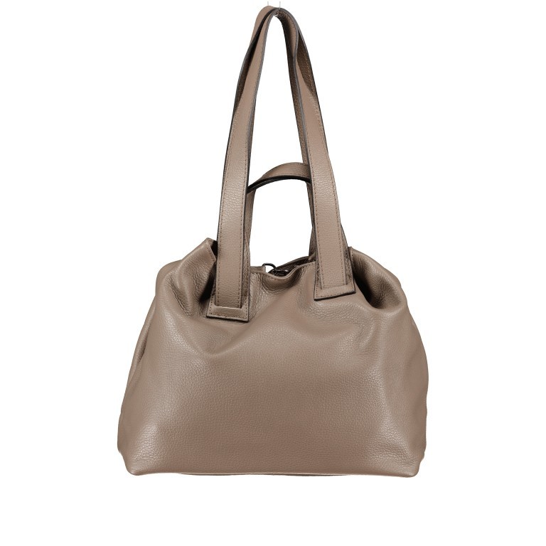 Tasche Dollaro Taupe, Farbe: taupe/khaki, Marke: Hausfelder Manufaktur, EAN: 4065646004078, Abmessungen in cm: 31x30x14, Bild 8 von 9