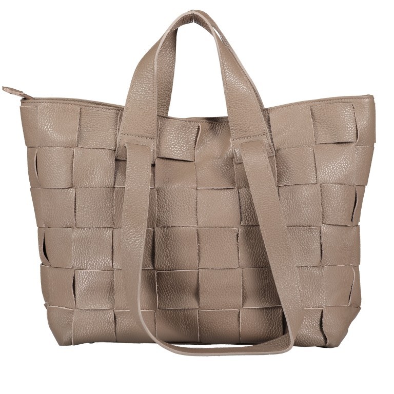 Tasche, Farbe: schwarz, taupe/khaki, grün/oliv, weiß, Marke: Hausfelder Manufaktur, Abmessungen in cm: 31x30x14, Bild 3 von 7