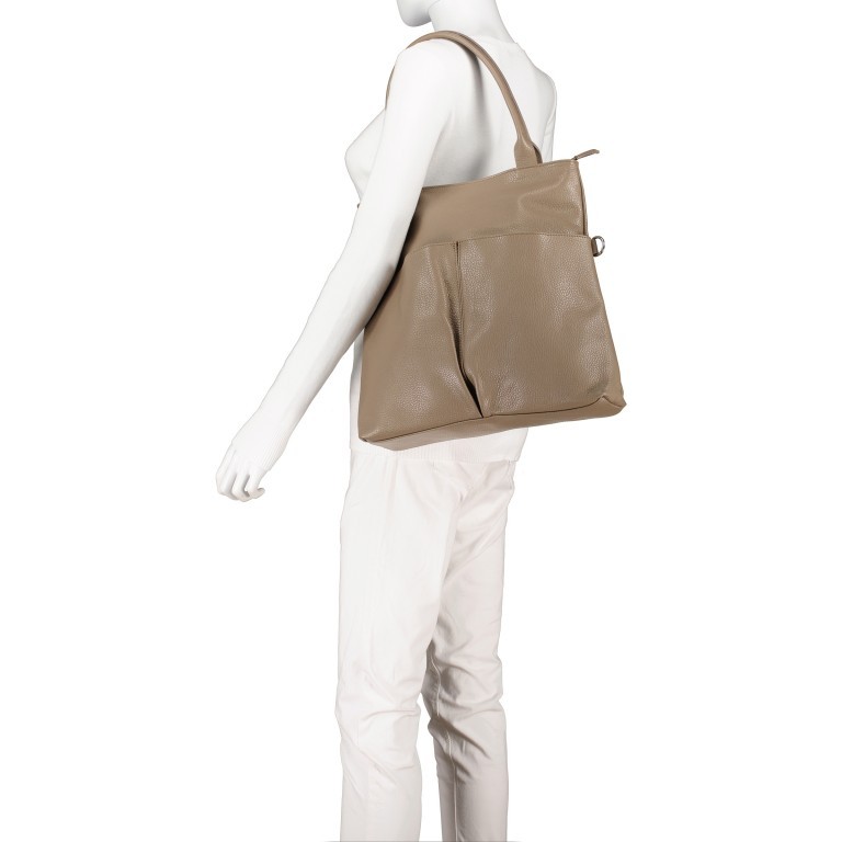 Shopper Dunkelblau, Farbe: blau/petrol, Marke: Hausfelder Manufaktur, EAN: 4065646004726, Bild 4 von 8
