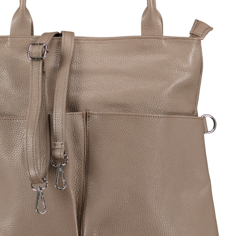 Shopper Taupe, Farbe: taupe/khaki, Marke: Hausfelder Manufaktur, EAN: 4065646004757, Bild 8 von 8