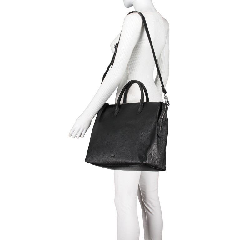 Handtasche Adria Gunda Big Blue, Farbe: blau/petrol, Marke: Abro, EAN: 4061724300285, Abmessungen in cm: 36x29x14, Bild 5 von 9