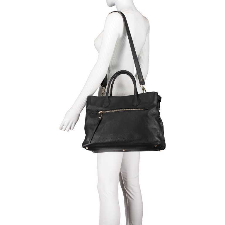 Handtasche Adria Linna Big Blue, Farbe: blau/petrol, Marke: Abro, EAN: 4061724493871, Abmessungen in cm: 39.5x30x16, Bild 5 von 9