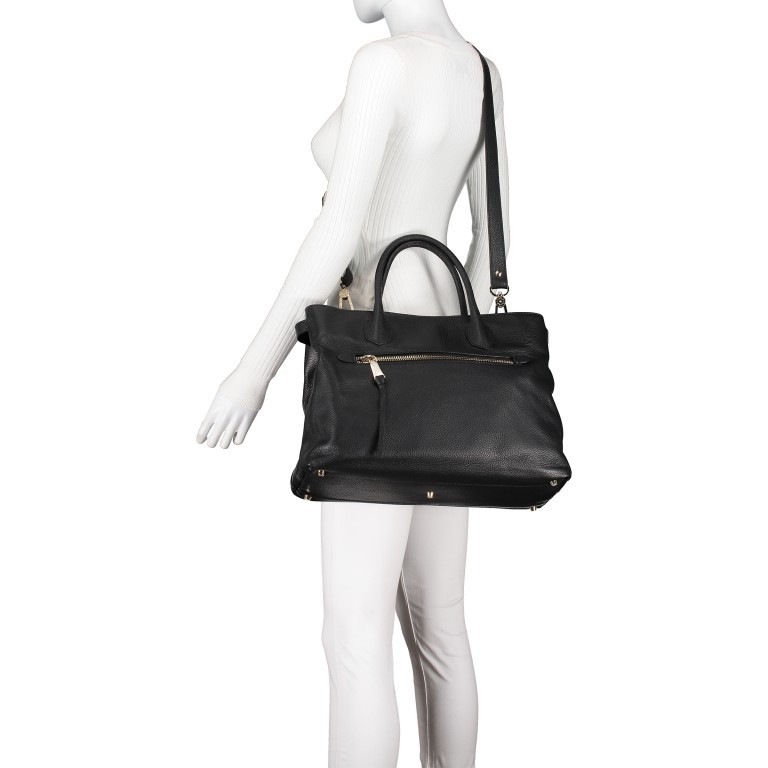 Handtasche Adria Linna Big Blue, Farbe: blau/petrol, Marke: Abro, EAN: 4061724493871, Abmessungen in cm: 39.5x30x16, Bild 6 von 9